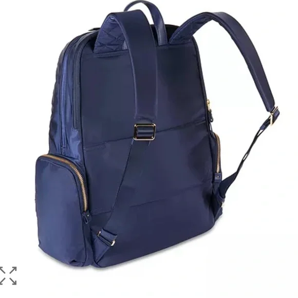 Tumi Voyageur Calais Navy Backpack (missing ID Tag) - Picture 3 of 15